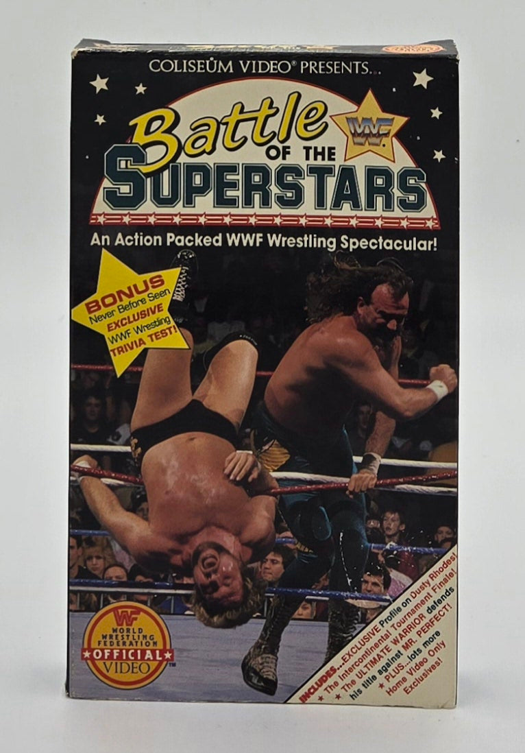 1990 WWF Battle of the Superstars VHS Tape