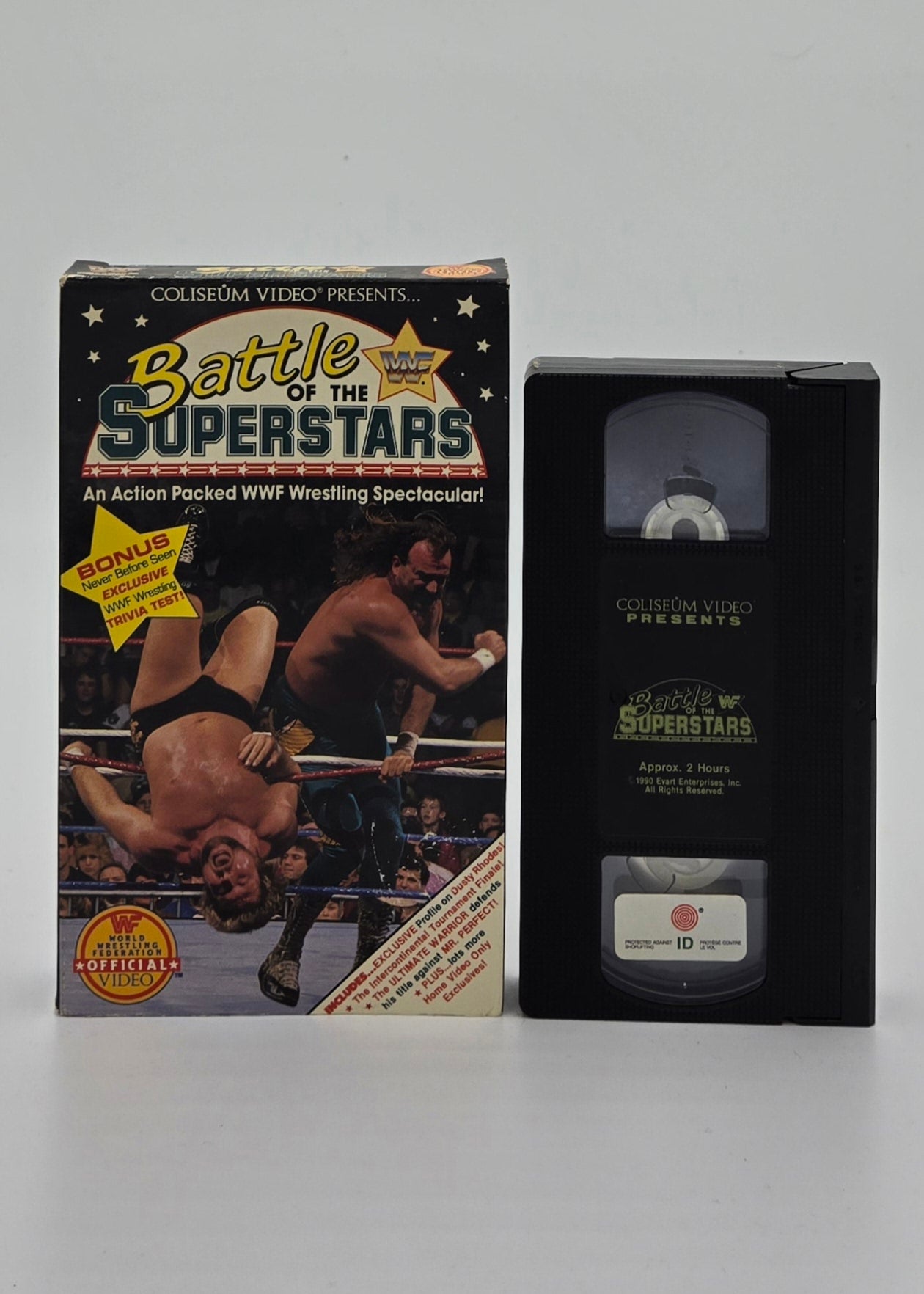 1990 WWF Battle of the Superstars VHS Tape