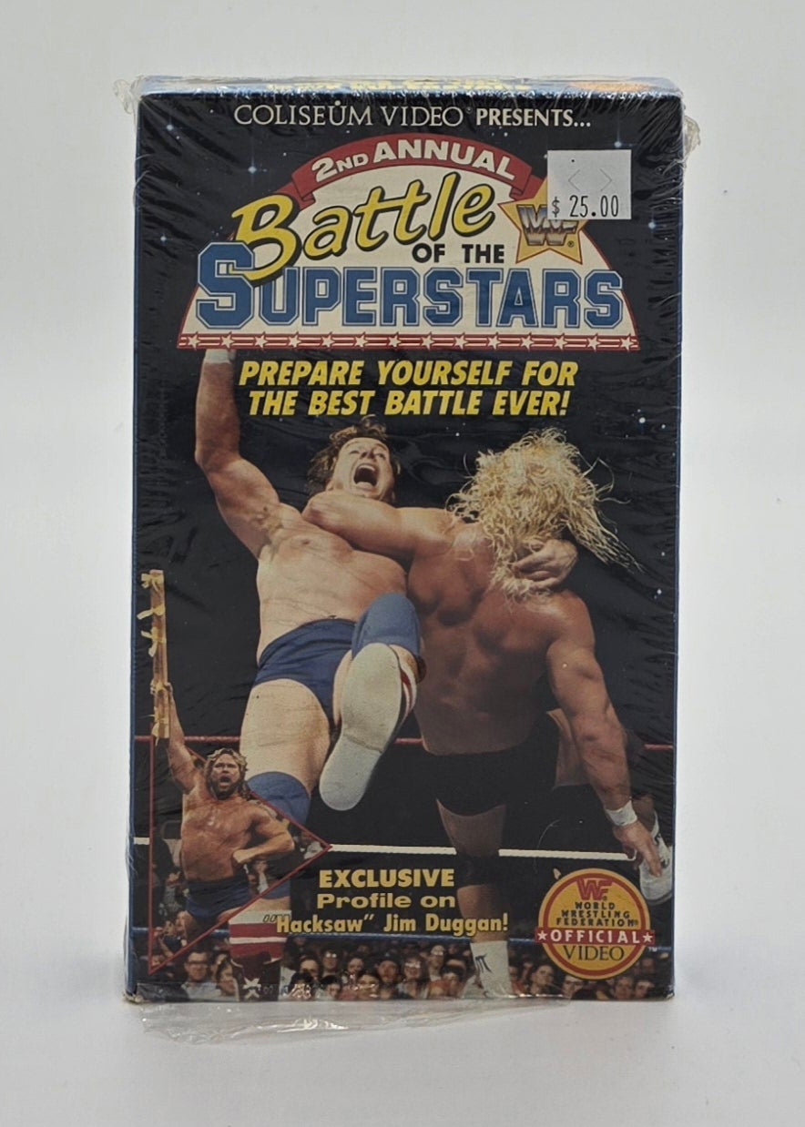 1991 WWF 2nd Annual Battle of the Superstars VHS Tape