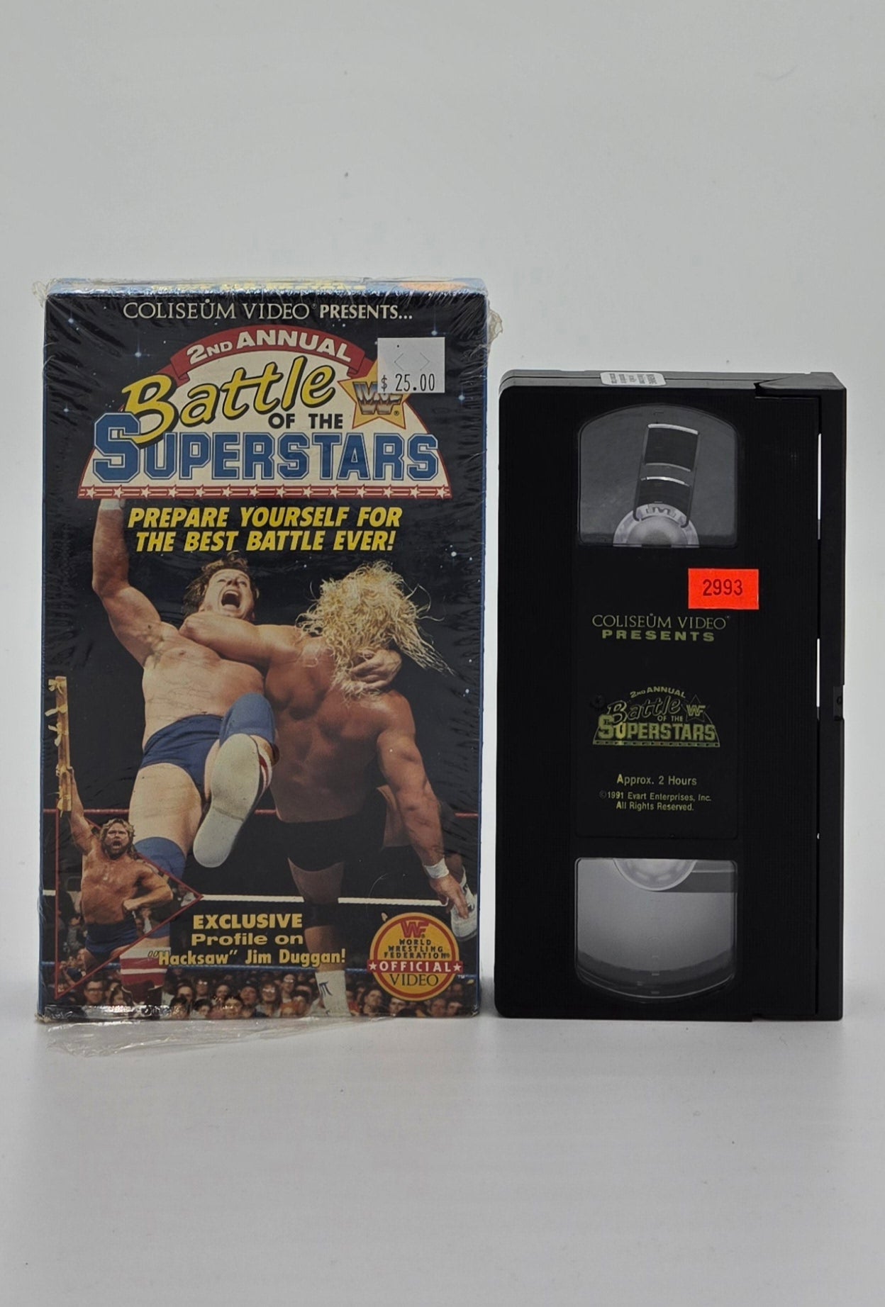 1991 WWF 2nd Annual Battle of the Superstars VHS Tape