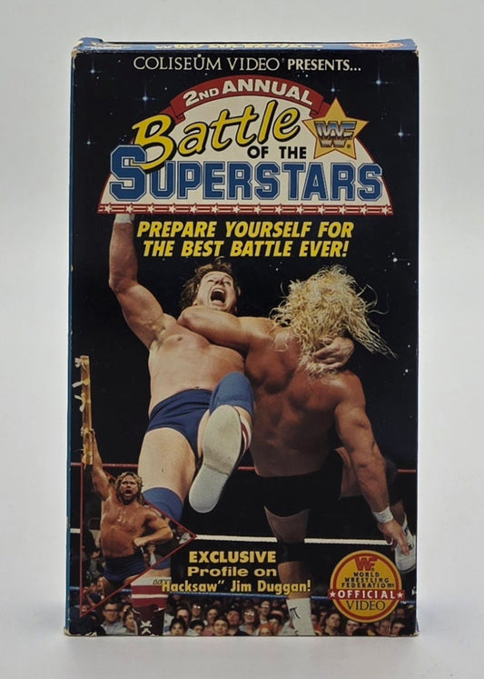 1991 WWF 2nd Annual Battle of the Superstars Vintage VHS Tape