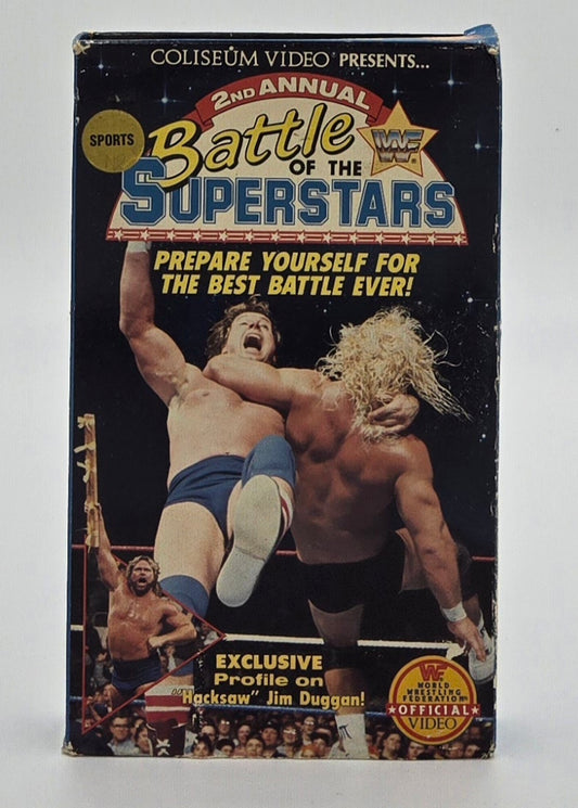 1991 Official WWF 2nd Annual Battle of the Superstars VHS Tape