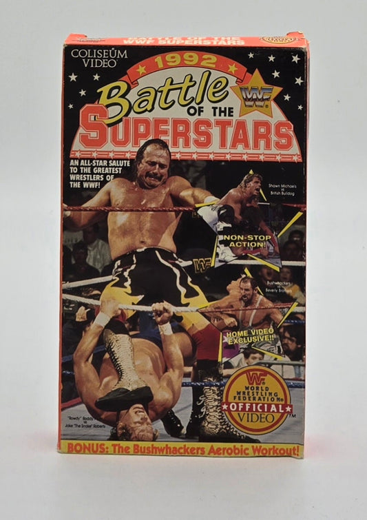 1992 WWF Battle of the Superstars VHS Tape