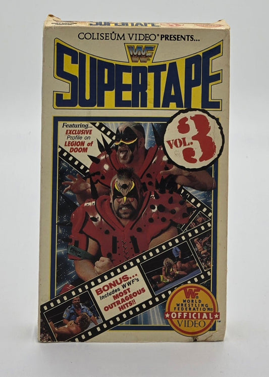 1991 WWF Supertape Vol. 3 VHS Tape