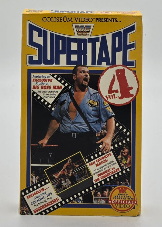 1991 WWF Supertape Vol. 4 VHS Tape