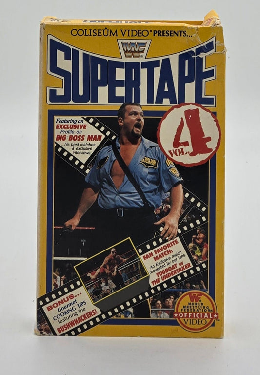 1991 WWF Supertape Vol. 4 Vintage VHS Tape