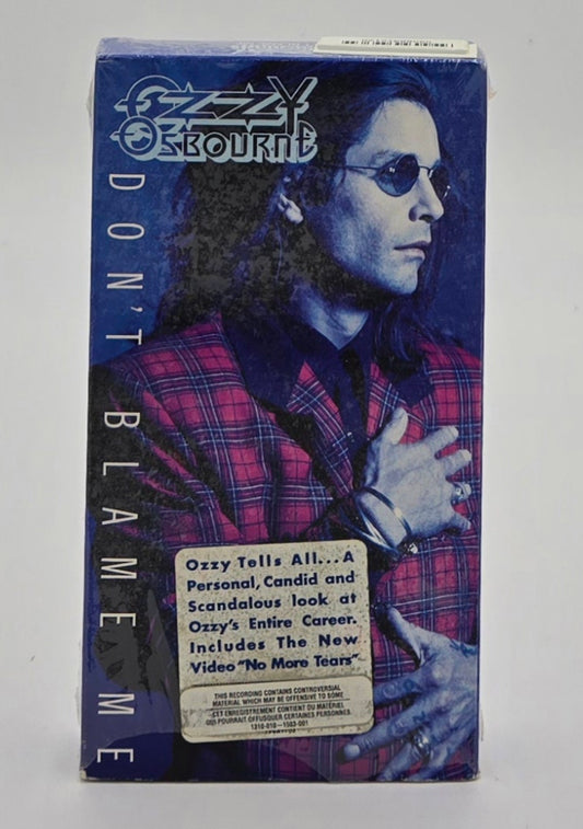 1991 Ozzy Osbourne Don’t Blame Me VHS Tape