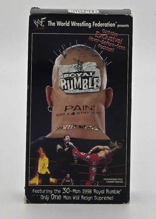 1998 WWF Royal Rumble Vintage VHS Tape