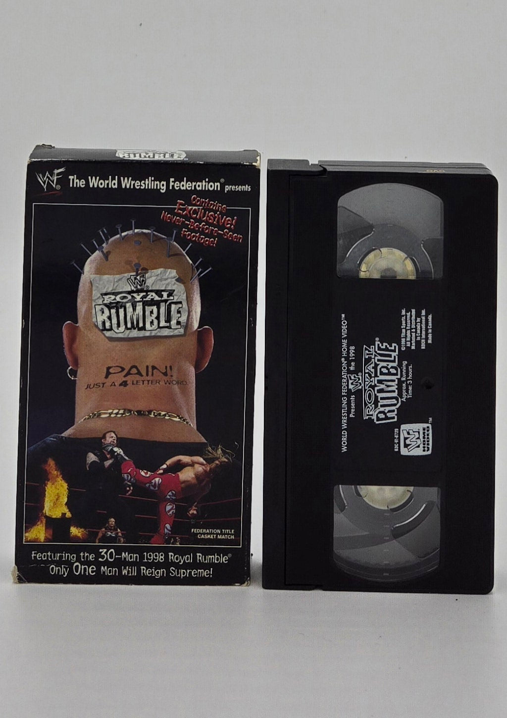 1998 WWF Royal Rumble Vintage VHS Tape