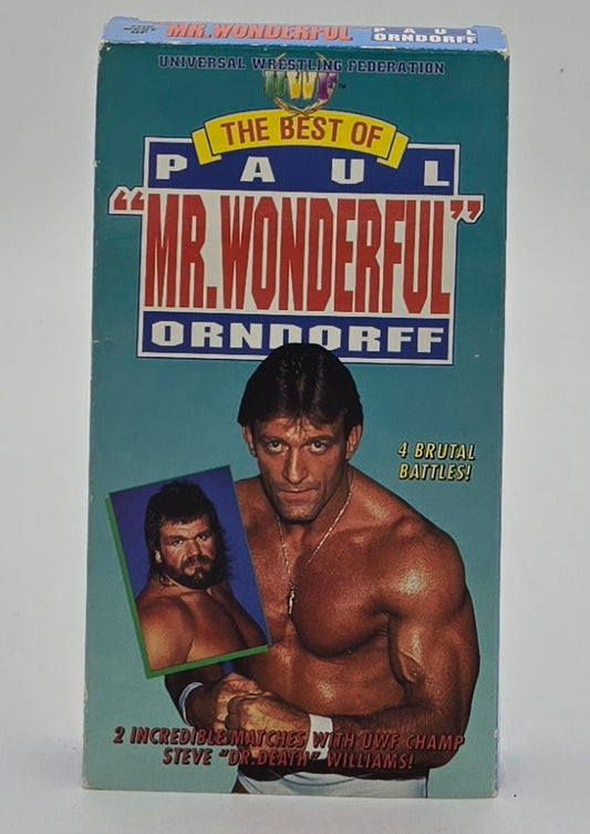 1992 WWF The Best of Mr. Wonderful Paul Orndorff VHS Tape