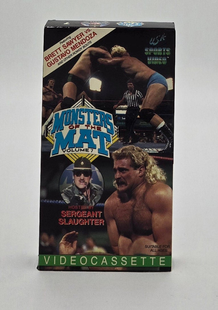 1986 USA Sports Video Monsters of the Mat Vol. 7 VHS Tape