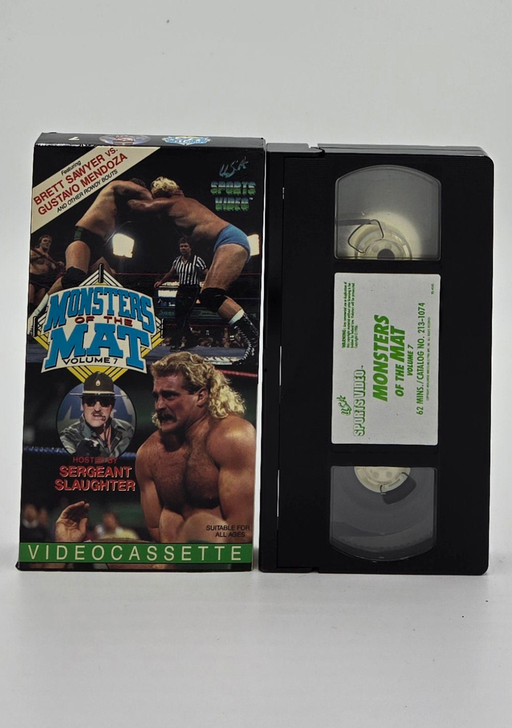 1986 USA Sports Video Monsters of the Mat Vol. 7 VHS Tape