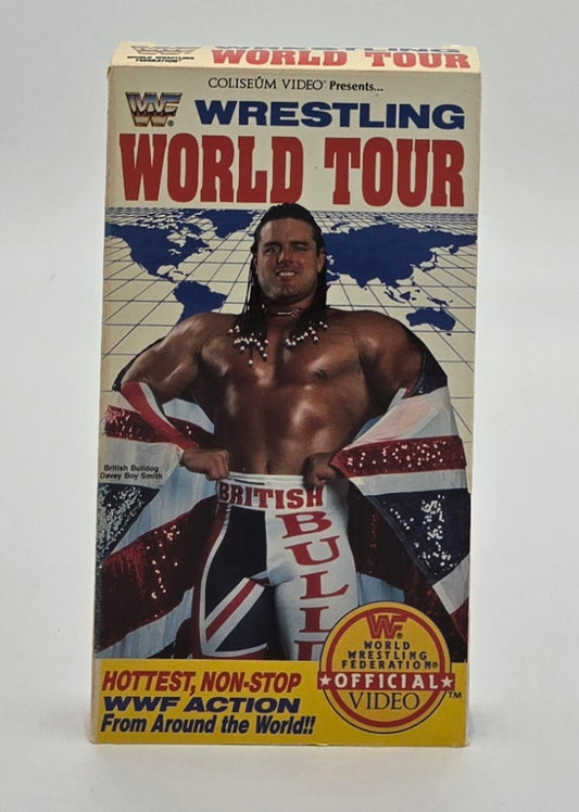 1992 WWF Wrestling World Tour VHS Tape