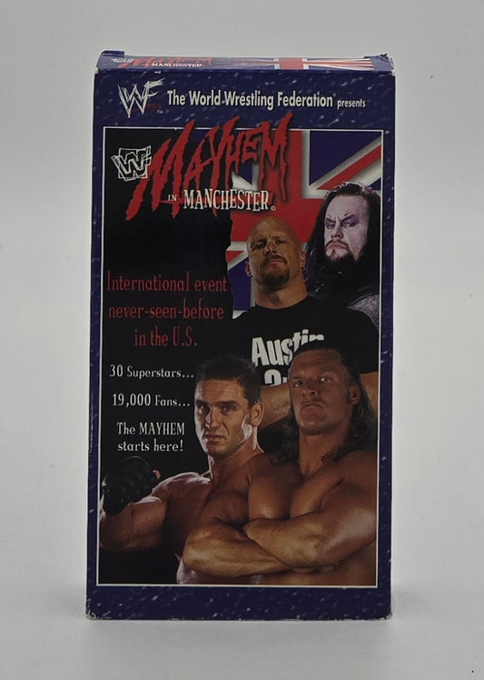 1998 WWF Mayhem in Manchester VHS Tape