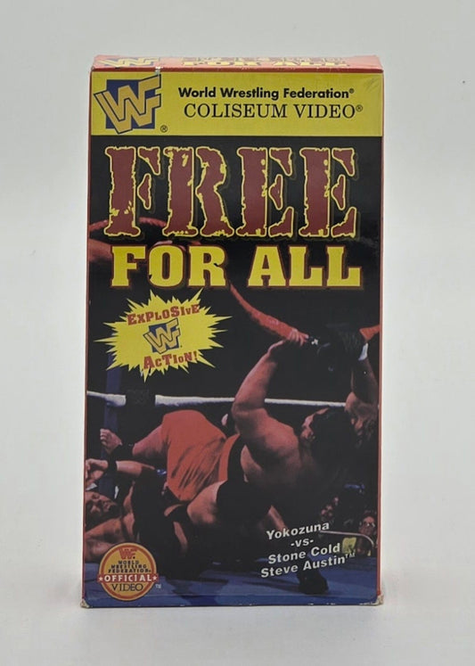 1997 WWF Free for All VHS Tape