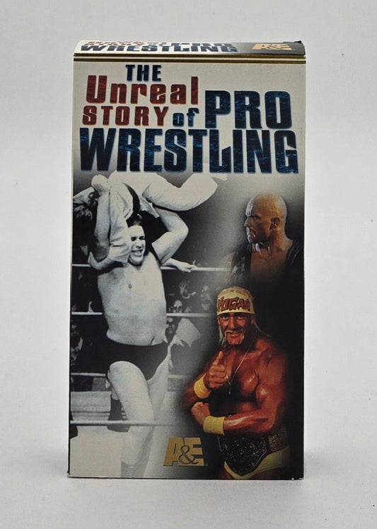 1998 A&E The Unreal Story of Pro Wrestling VHS Tape