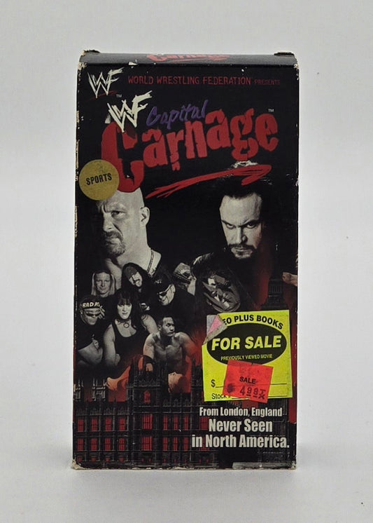 1998 WWF Capital Carnage VHS Tape