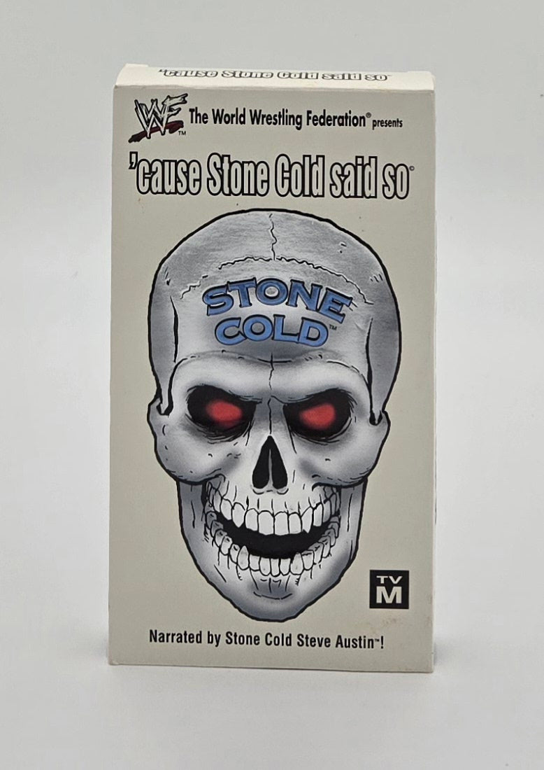 1998 WWF Stone Cold Steve Austin: ‘Cause Stone Cold Said So VHS Tape