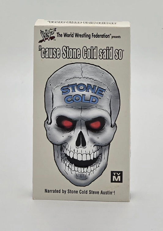 1998 WWF Stone Cold Steve Austin: ‘Cause Stone Cold Said So VHS Tape