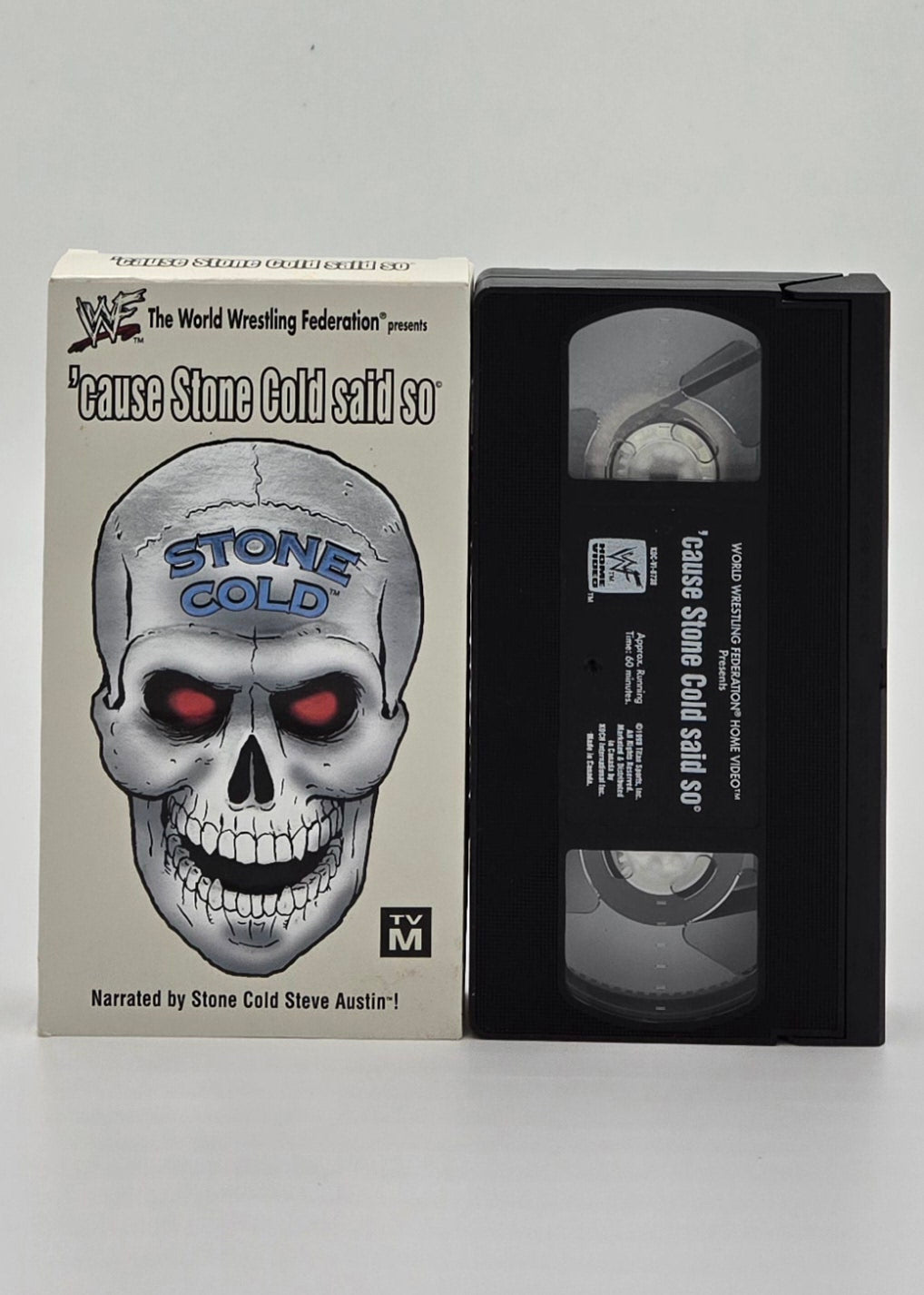 1998 WWF Stone Cold Steve Austin: ‘Cause Stone Cold Said So VHS Tape