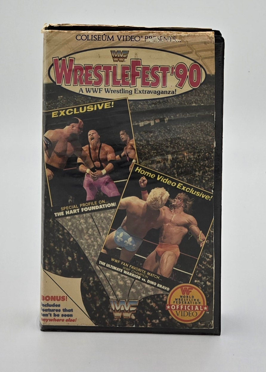 1990 WWF WrestleFest Clamshell VHS Tape