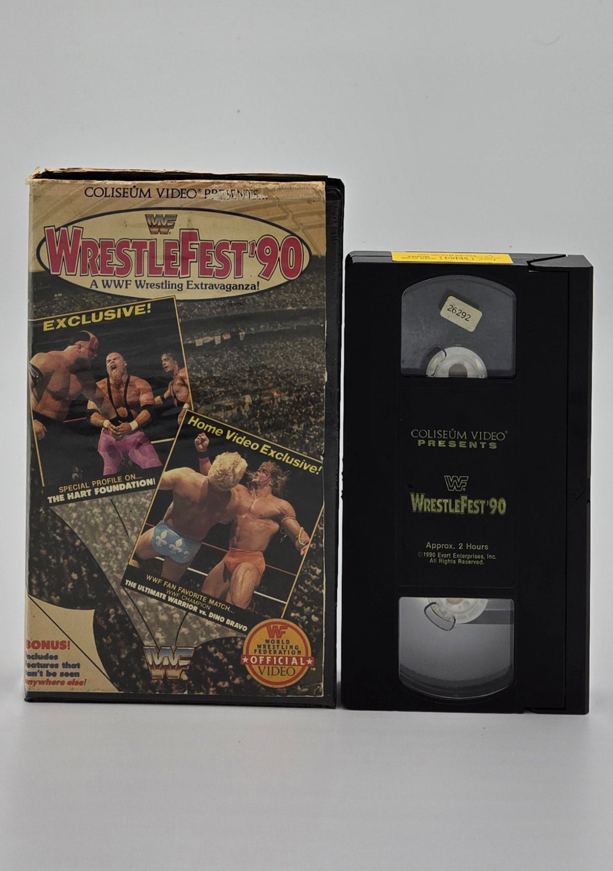 1990 WWF WrestleFest Clamshell VHS Tape