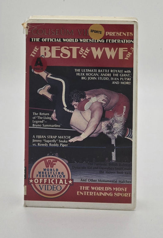 1985 The Best of the WWF Vol. 3 Clamshell VHS Tape