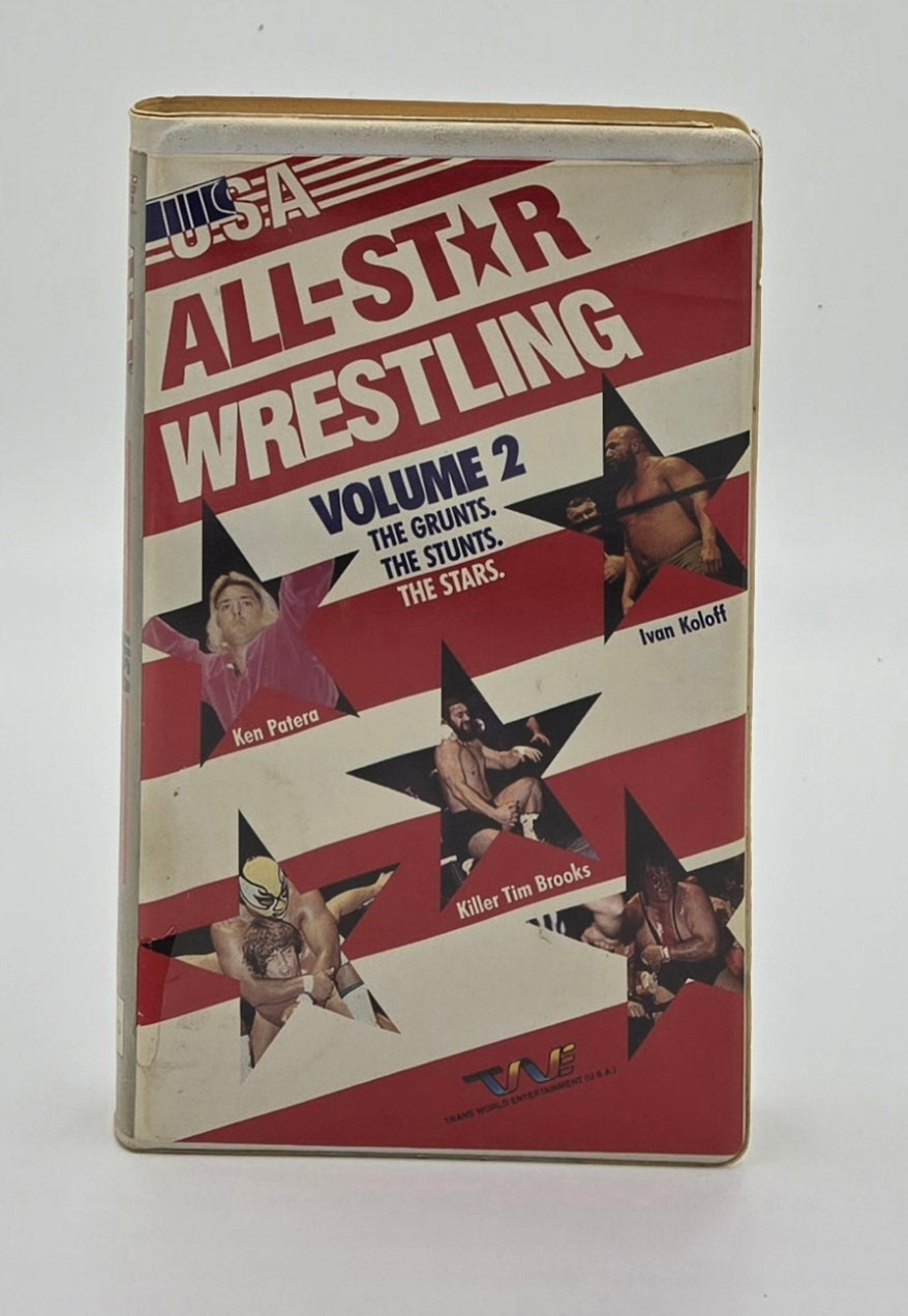 1985 USA All-Star Wrestling Vol. 2 Clamshell VHS Tape