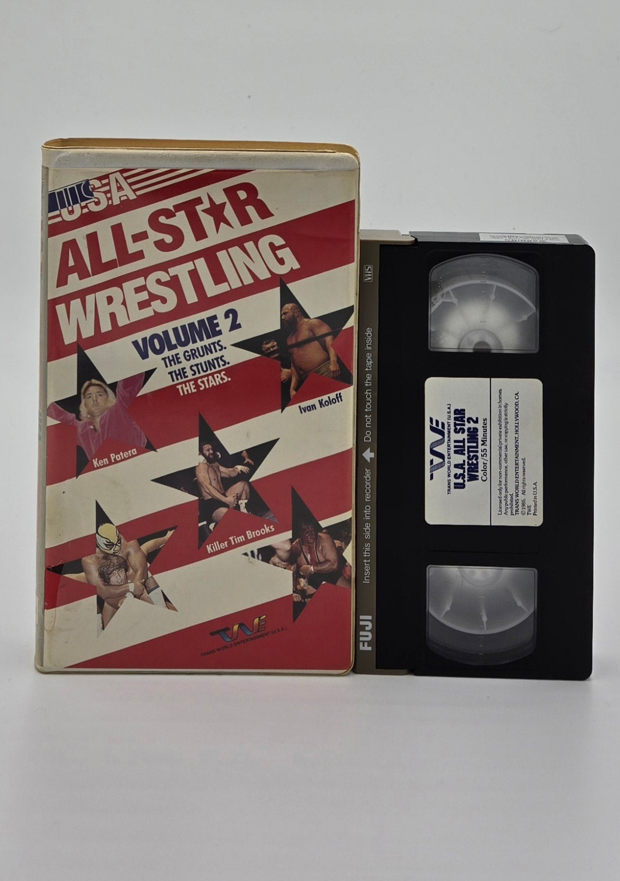 1985 USA All-Star Wrestling Vol. 2 Clamshell VHS Tape