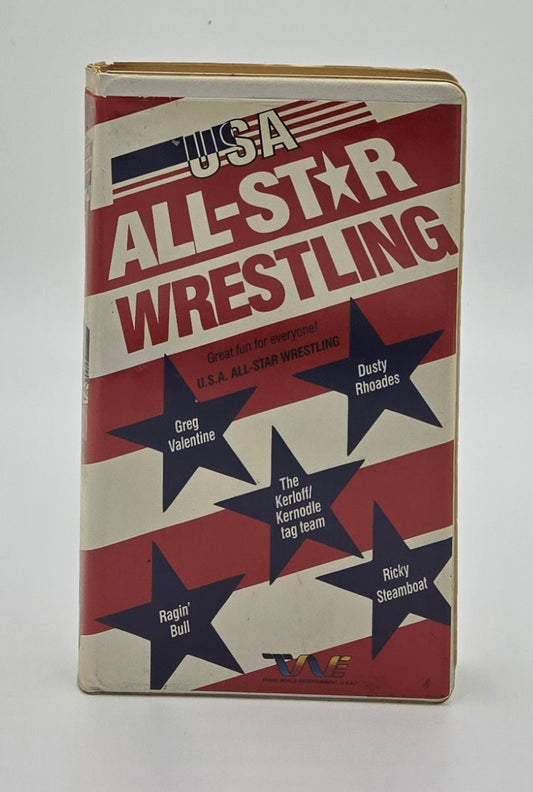 1985 USA All-Star Wrestling Clamshell VHS Tape