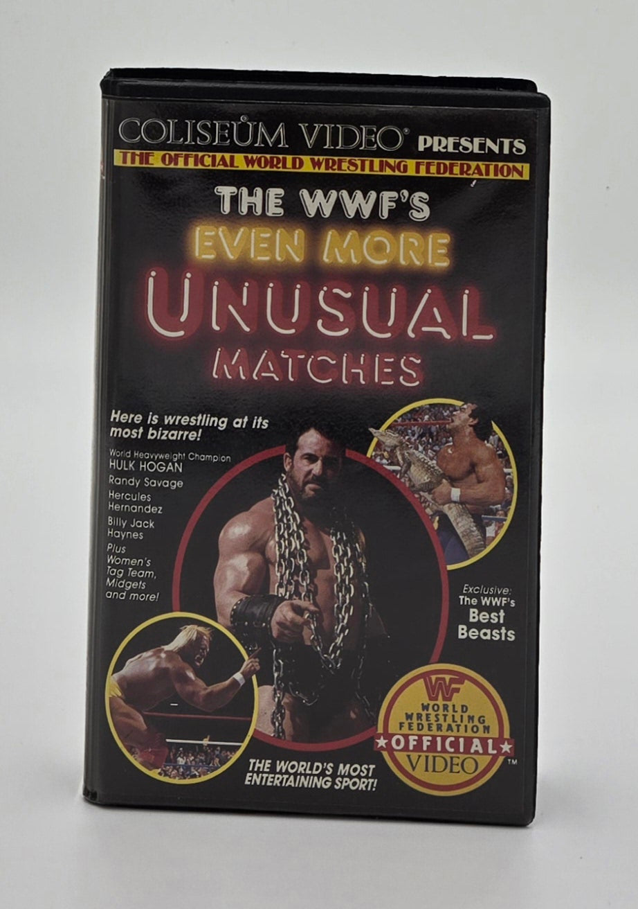 1987 WWF Even More Unusual Matches Clamshell VHS Tape