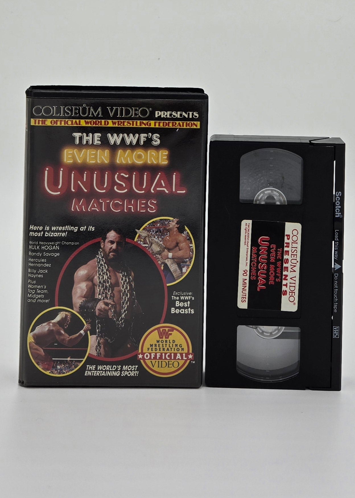 1987 WWF Even More Unusual Matches Clamshell VHS Tape