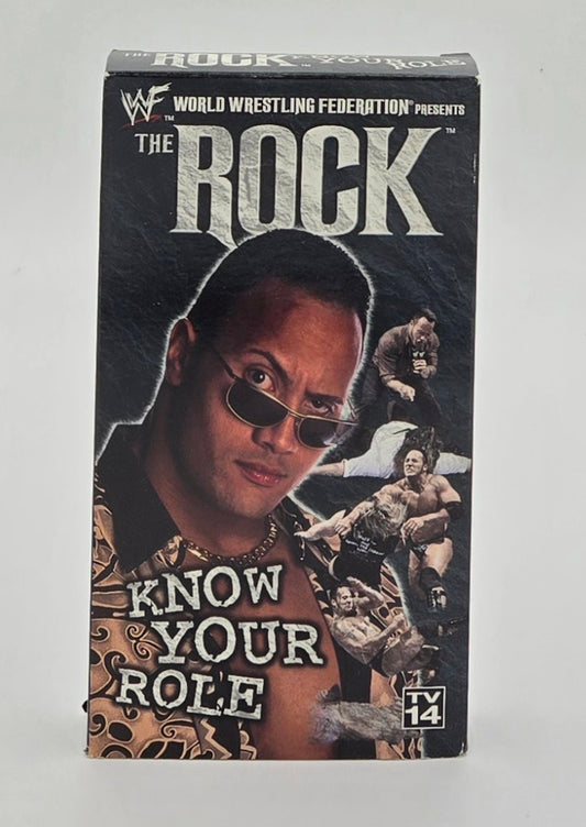 1999 WWF The Rock: Know Your Role VHS Tape