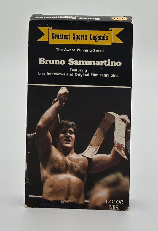 1985 Greatest Sports Legends Bruno Sammartino VHS Tape