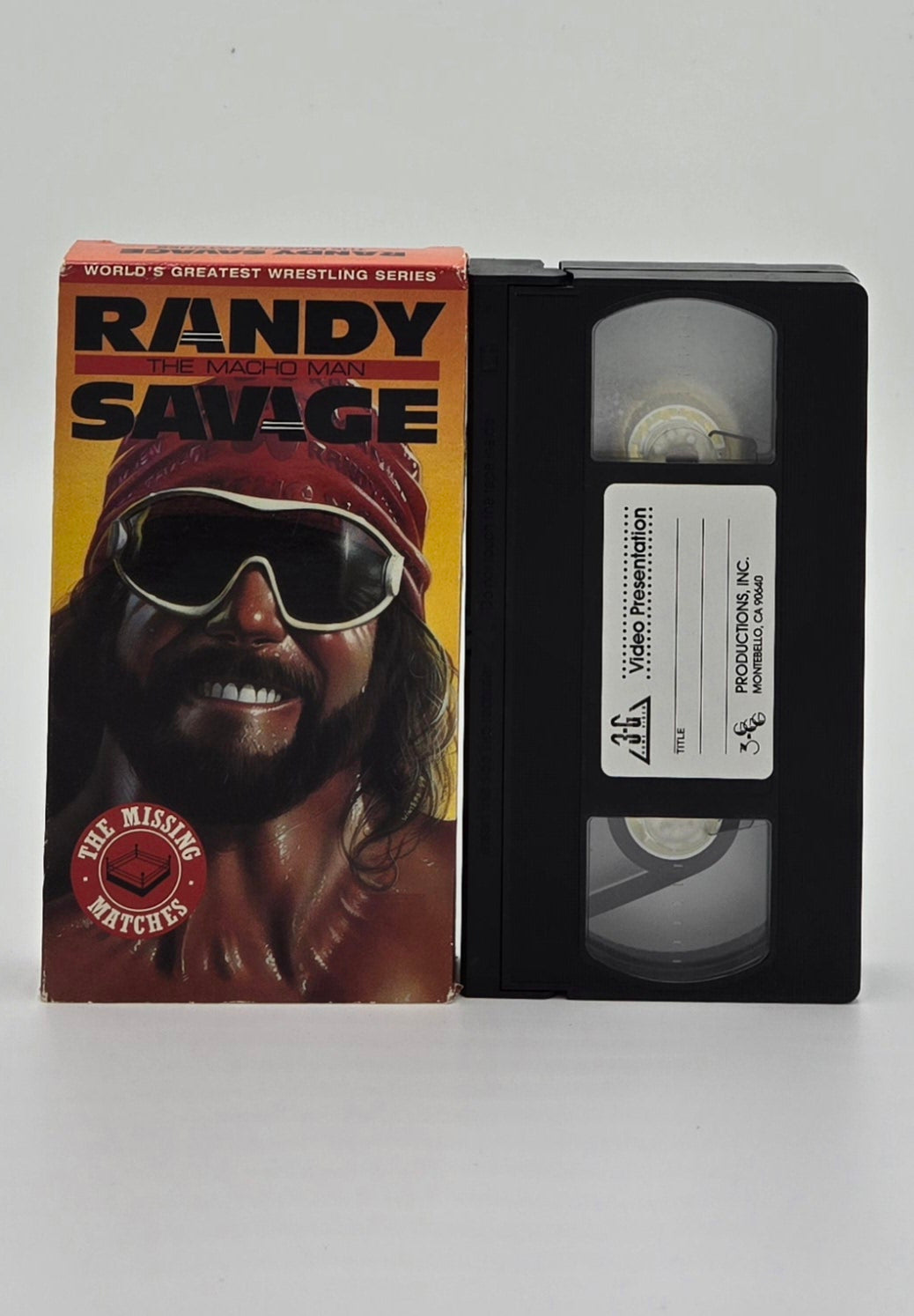 1989 World’s Greatest Wrestling Series Randy Savage: The Missing Matches VHS Tape