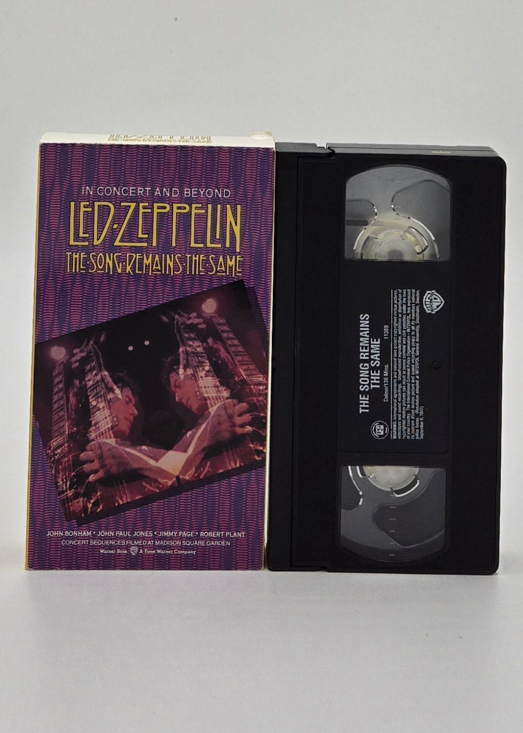 1976 Led Zeppelin in Concert and Beyond: The Song Remains the Same VHS Tape