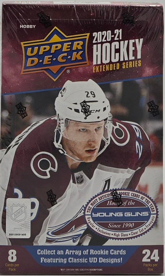 2020/21 Upper Deck Extended Series Hockey Cards Hobby Box