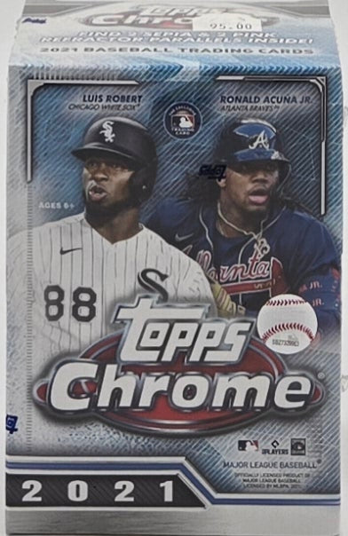 2021 Topps Chrome Baseball Blaster Box (32 Cards)