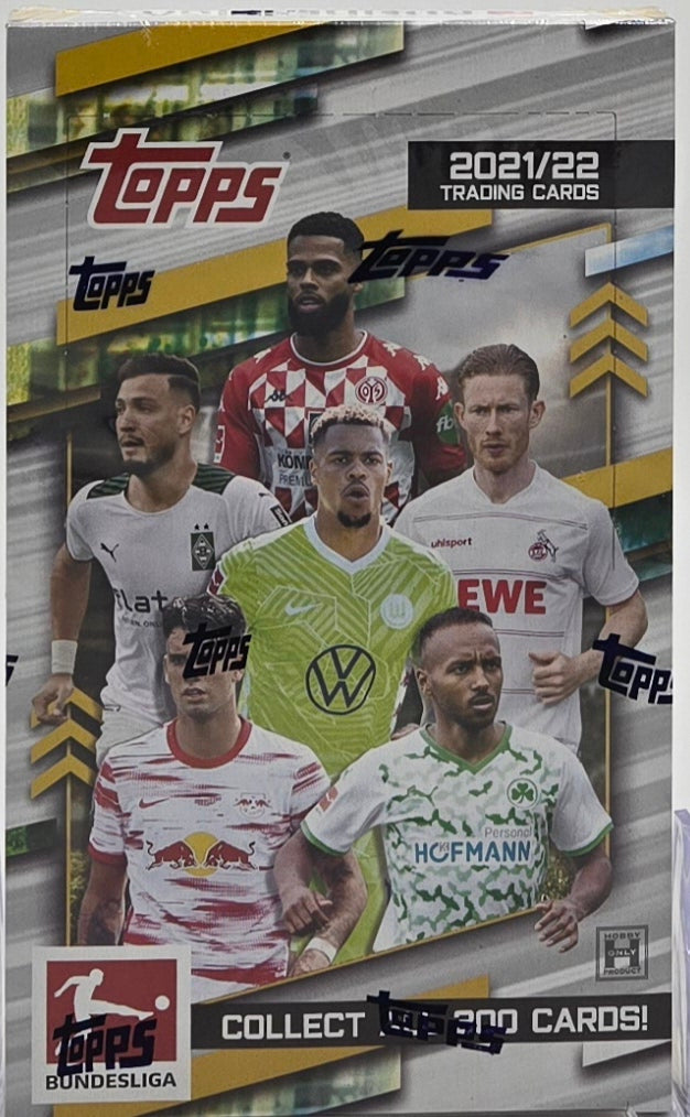 2021/22 Bundesliga Soccer Cards Hobby Box (24 Packs)