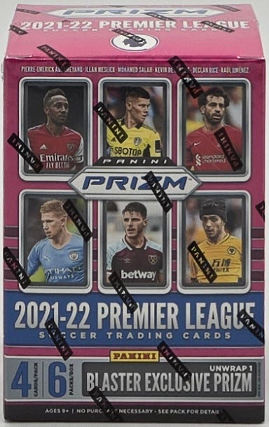 2021/22 Panini Prizm Premiere League EPL Soccer Blaster Box (24 Cards)