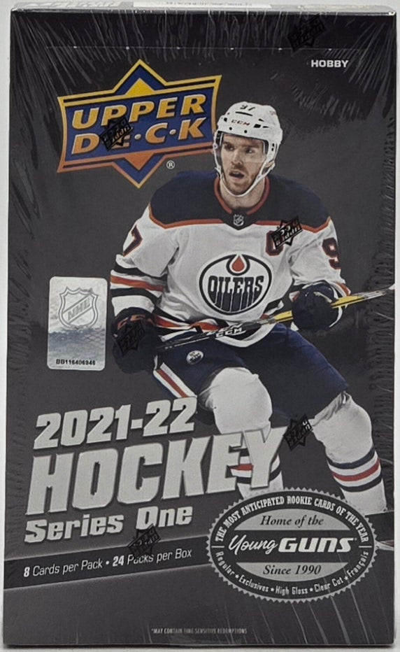 2021/22 Upper Deck Series One Hockey Cards Hobby Box (24 Packs)