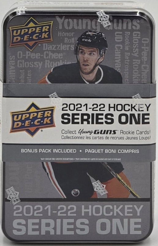 2021/22 Upper Deck Series One Hockey Cards Tin (9 Packs)