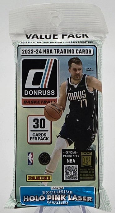 2023-24 Panini Donruss Basketball Jumbo Value Pack (30 Cards)