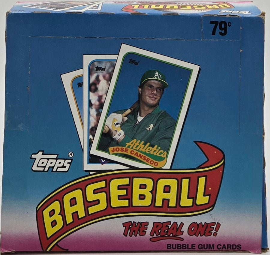 1989 Topps Baseball Cards Cello Pack Wax Box (24 Packs)