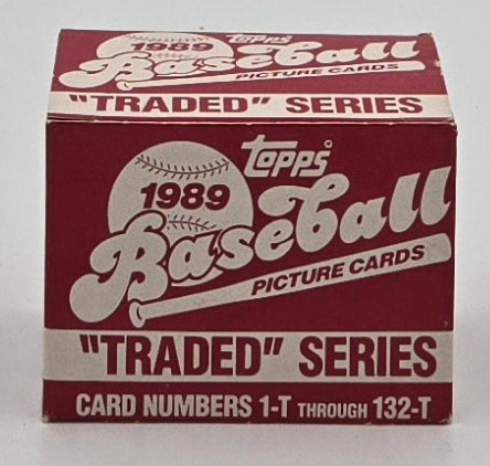 1989 Topps Baseball Card Traded Set (132 Cards)