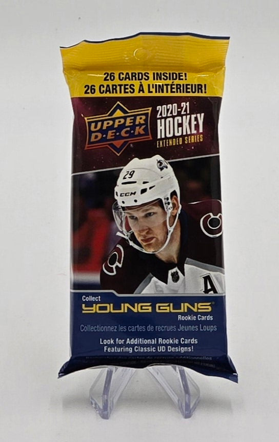 2020/21 Upper Deck Hockey Extended Series Cello Pack (26 Cards)