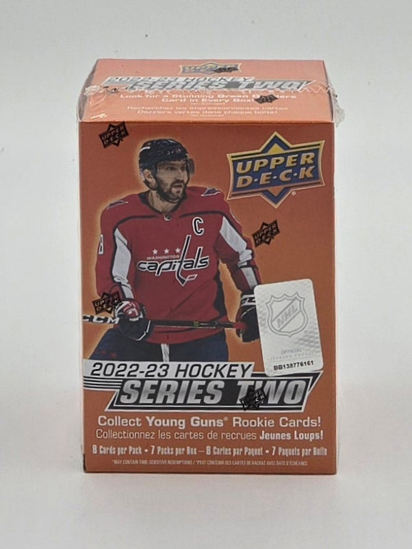 2022/23 Upper Deck Hockey Cards Series 2 Blaster Box (8 Packs)