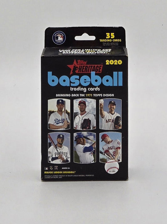 2020 Topps Heritage Baseball Hanger Box (35 Cards)