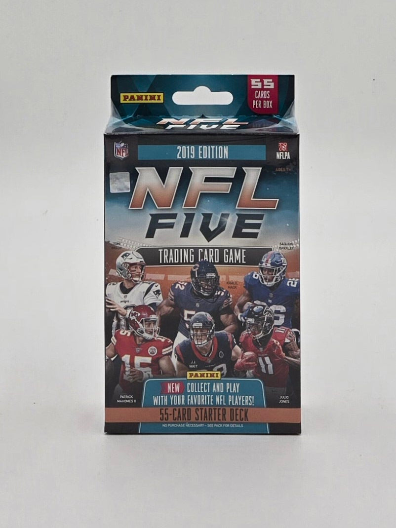 2019 Panini NFL Five Trading Card Game Hanger Box (55 Cards)