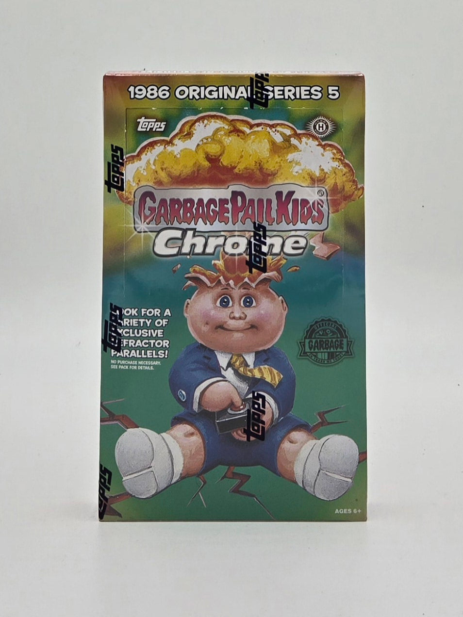 2022 Topps Chrome Garbage Pail Kids 1986 Original Series 5 Hobby Box (24 packs)